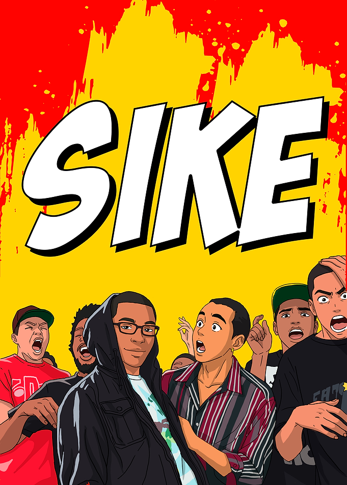 Sike Comic Style Illustration