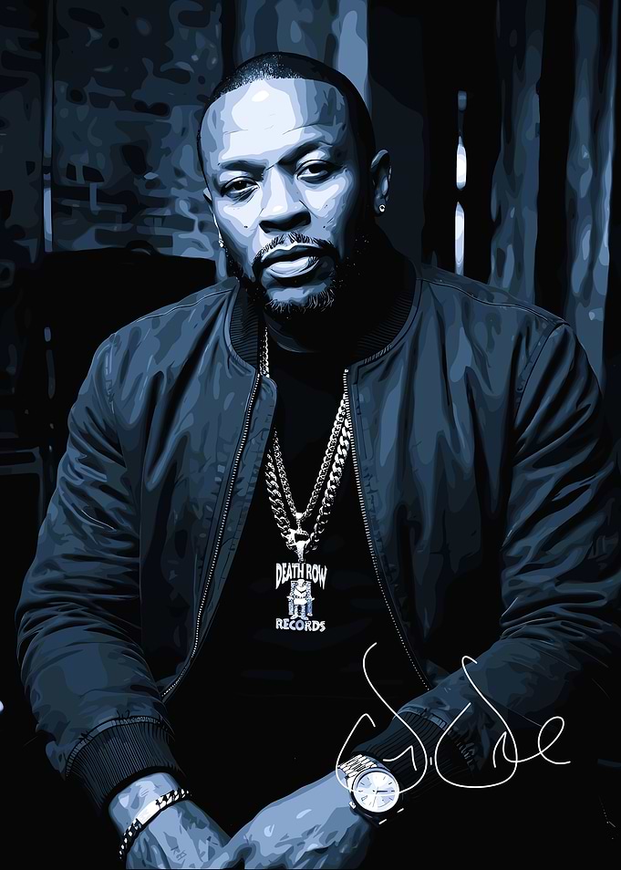 Dr. Dre Death Row Records Portrait