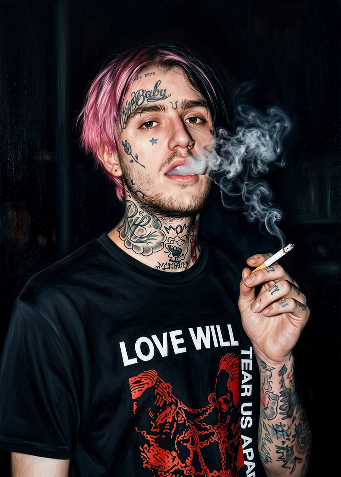 Lil Peep Portrait