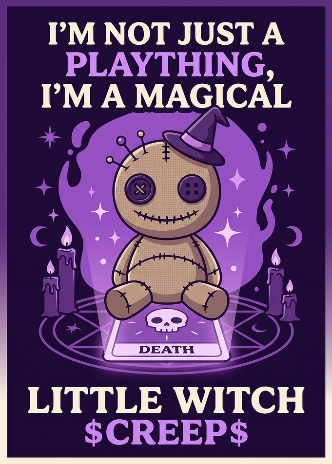Magical Voodoo Doll Witch Poster
