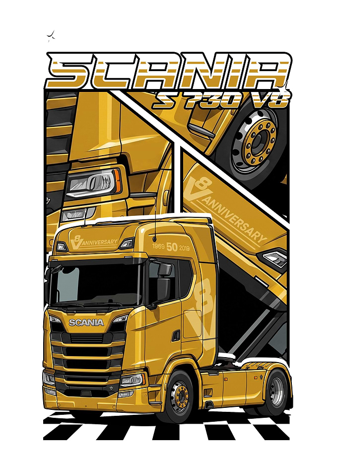Scania S730 V8 Anniversary