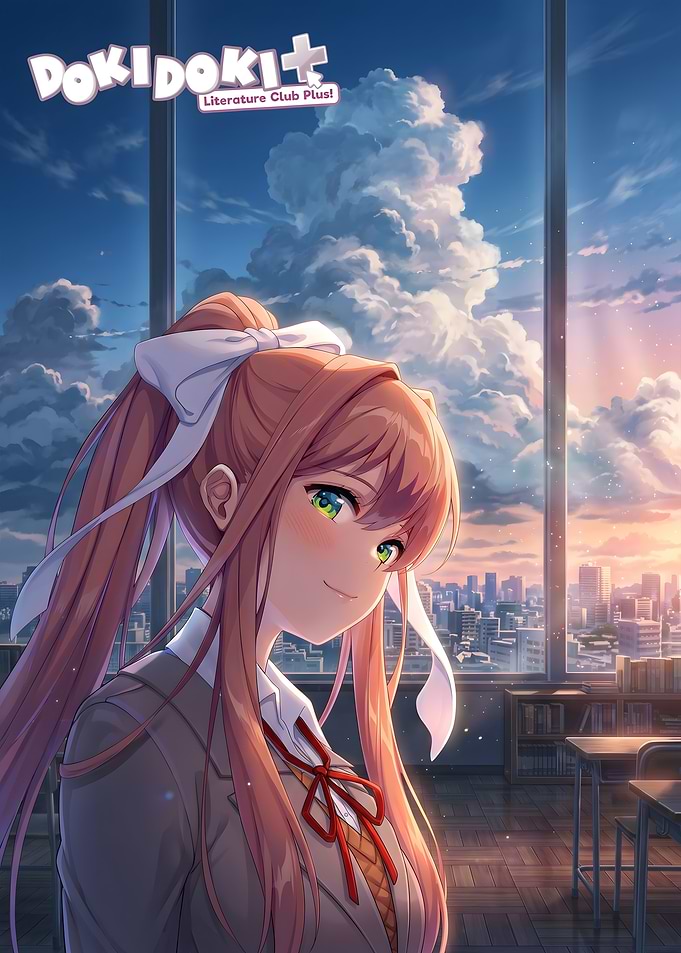 Monika from Doki Doki Literature Club