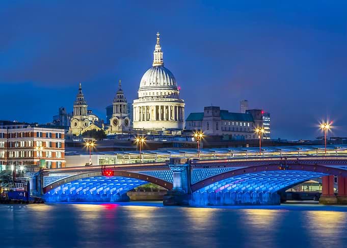 St. Paul's Cathedral and Blackfriars Bridge
