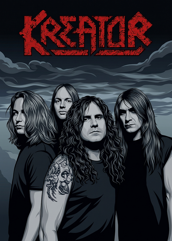 Kreator Thrash Metal Portrait Poster