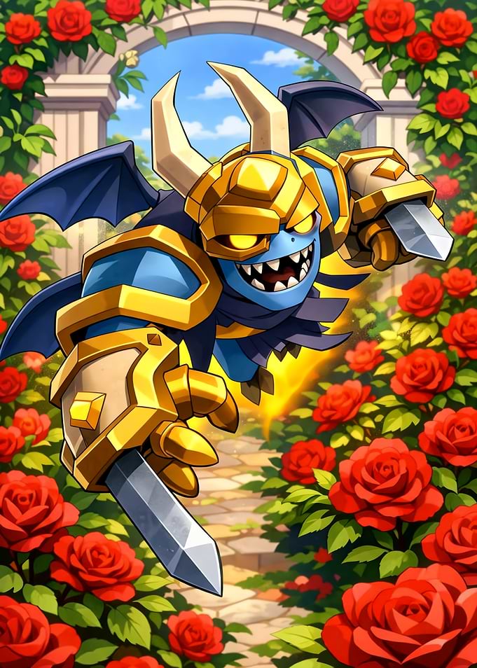 Skylanders Chop Chop in Rose Garden
