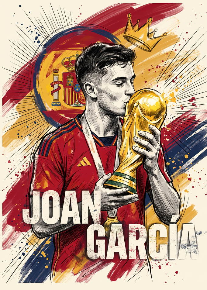 Joan Garcia World Champion Poster