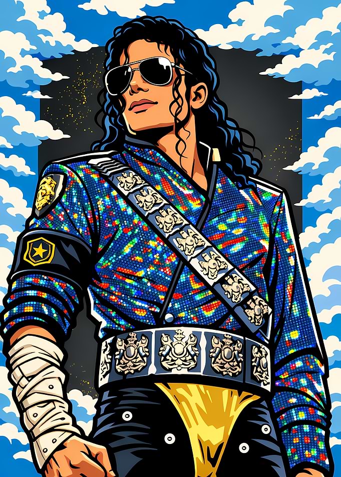 Michael Jackson Pop Art Portrait