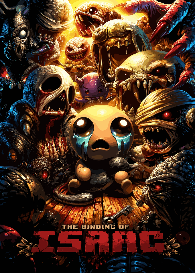 The Binding of Isaac Game Poster