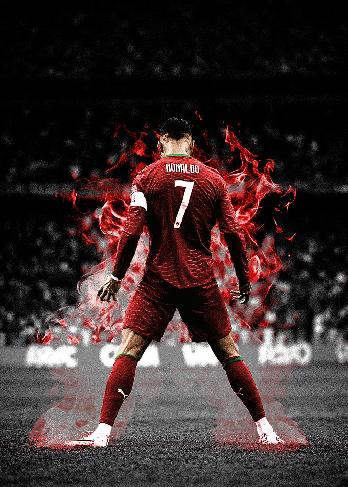 Cristiano Ronaldo Portugal Soccer Poster