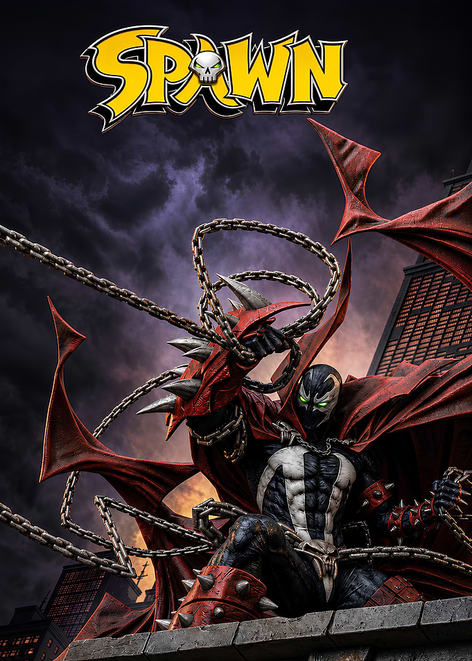 Spawn Comic Book Character Poster