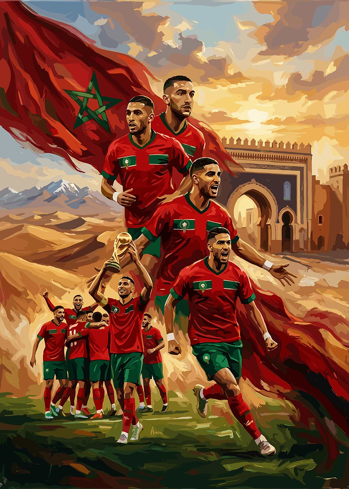 Morocco National Football Team Tribute