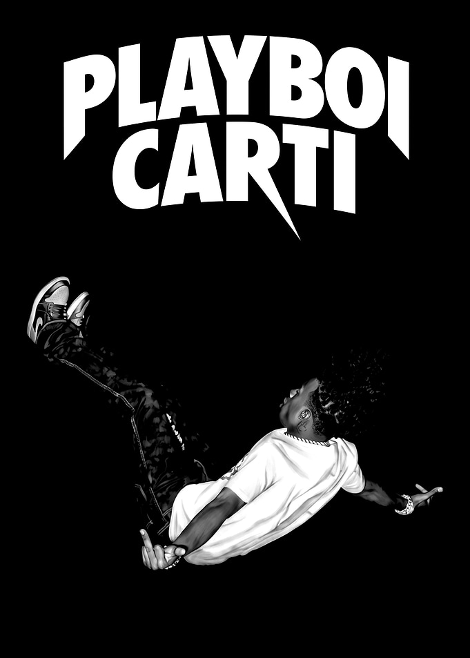 Playboi Carti Falling Poster