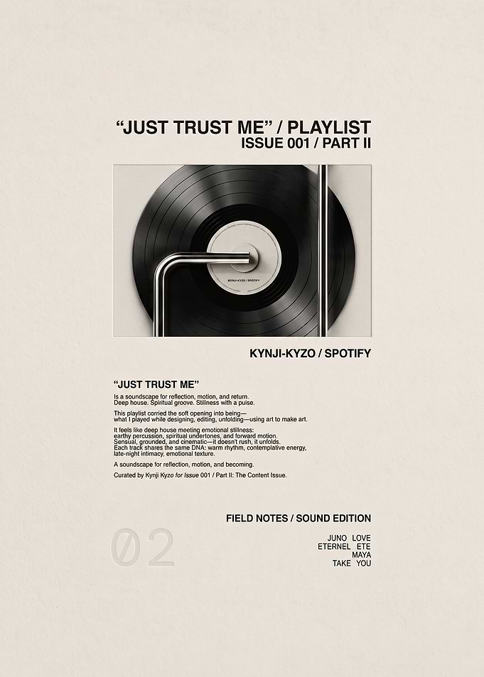 Just Trust Me Music Playlist Kynji Kyzo