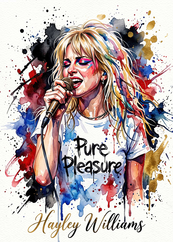 Hayley Williams Watercolor Portrait