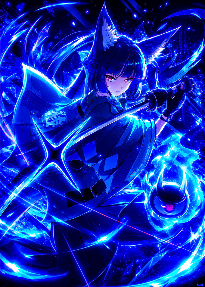 Hoshimi Miyabi — Azure Fox Spirit
