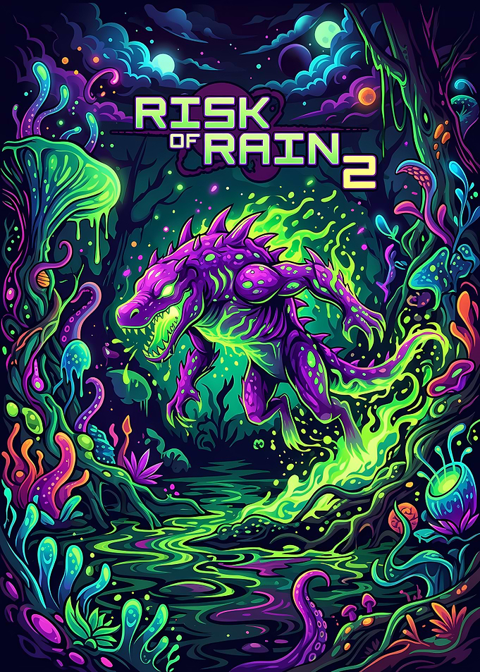 Risk of Rain 2 Neon Creature