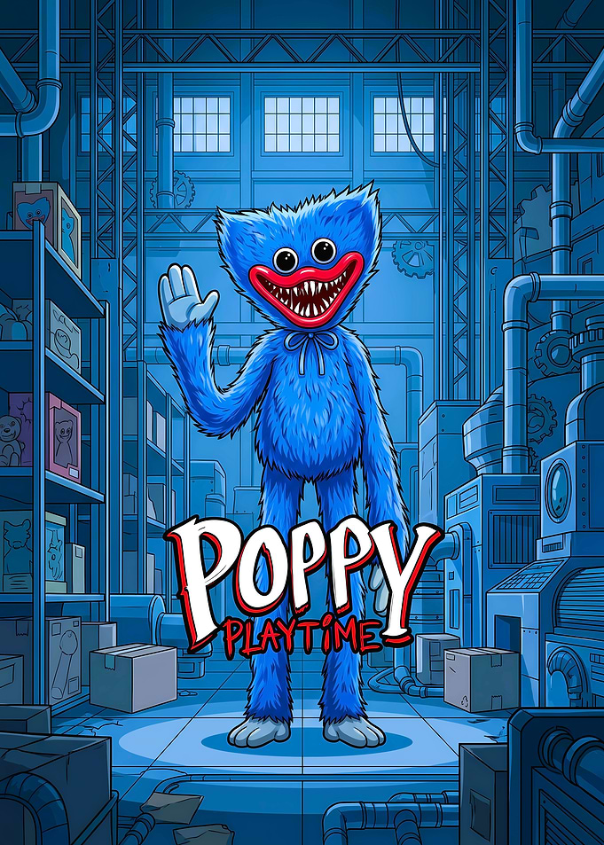 Huggy Wuggy Poppy Playtime Poster