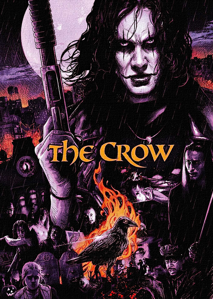 The Crow Movie Poster Art