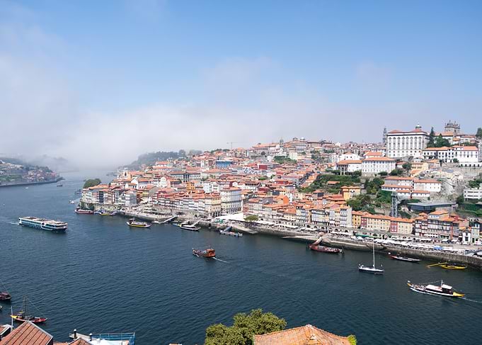 Porto Cityscape and Douro River