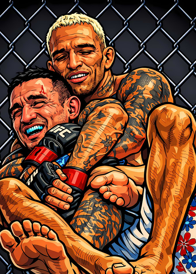 Charles Oliveira Submitting Tony Ferguson