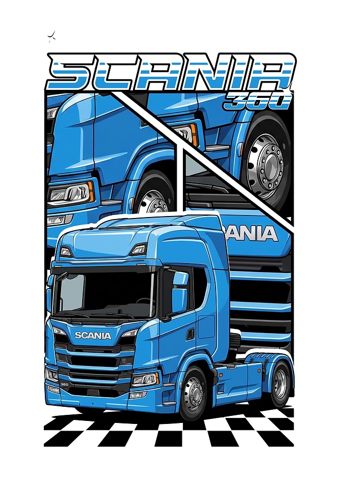 Scania 360 Blue