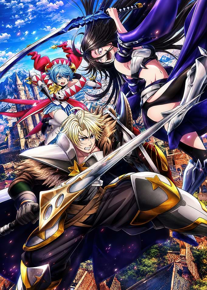 Anime Fantasy Warriors Battle Scene