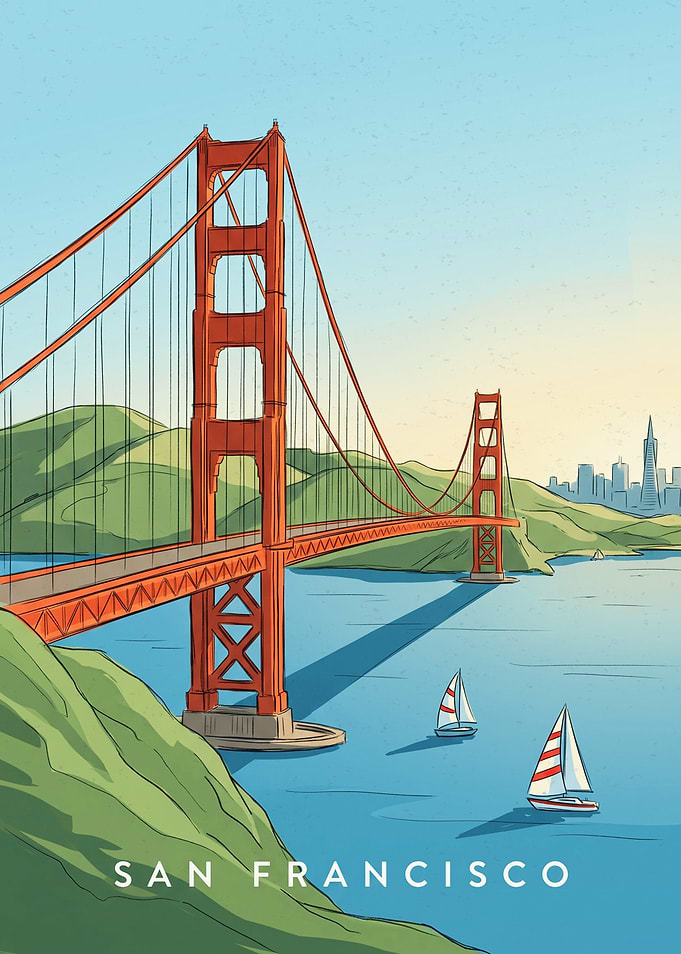 Golden Gate Bridge San Francisco Poster