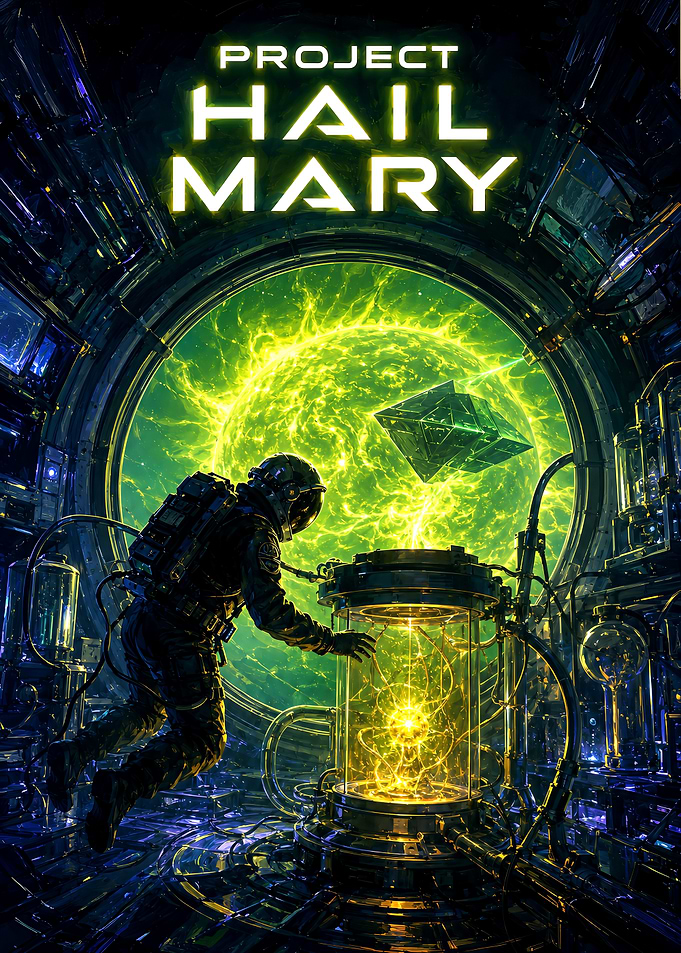 Project Hail Mary Space Poster