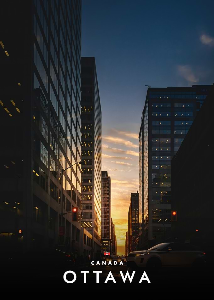 Ottawa Cityscape at Sunset