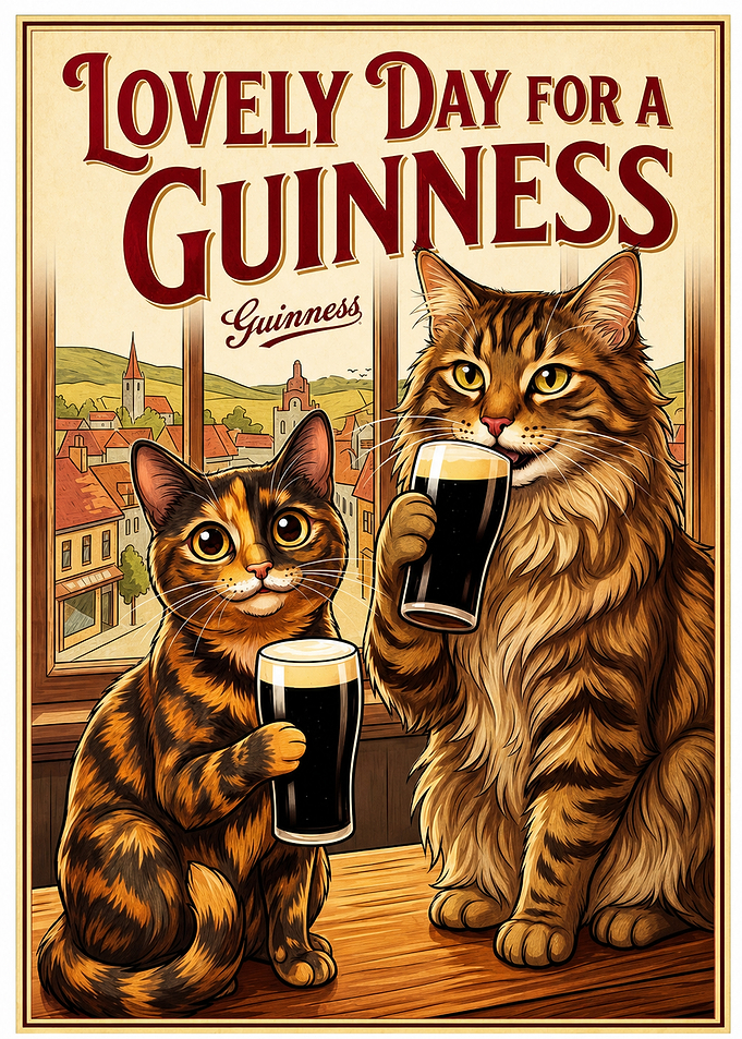 Lovely Day for a Guinness Cats