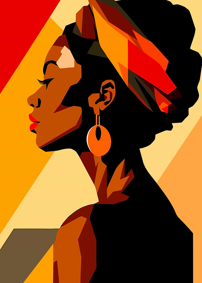 Abstract Portrait of a Woman