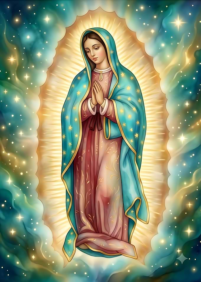 Our Lady of Guadalupe Digital Illustration
