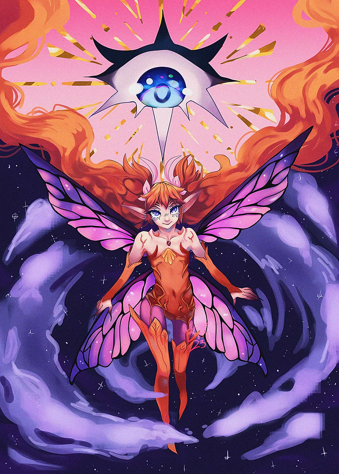 Celestial Fairy with Radiant Eye
