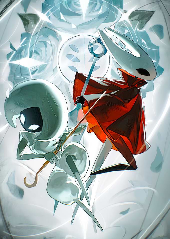Hornet and Lace Hollow Knight Fanart