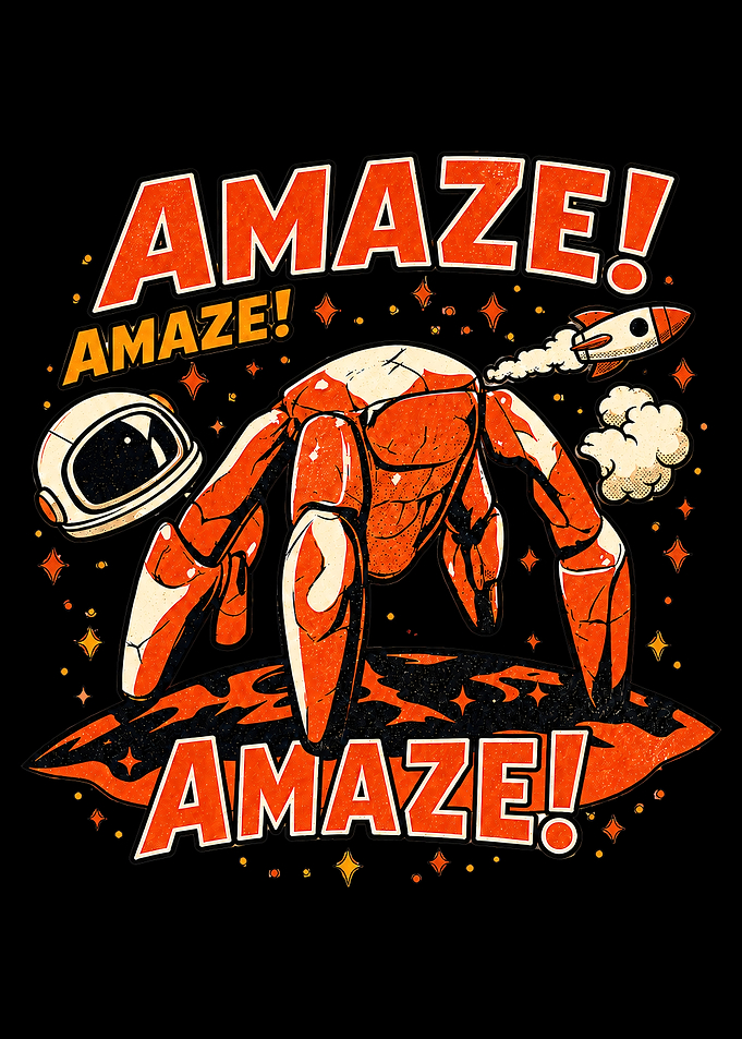 Project Hail Mary Rocky Amaze Graphic
