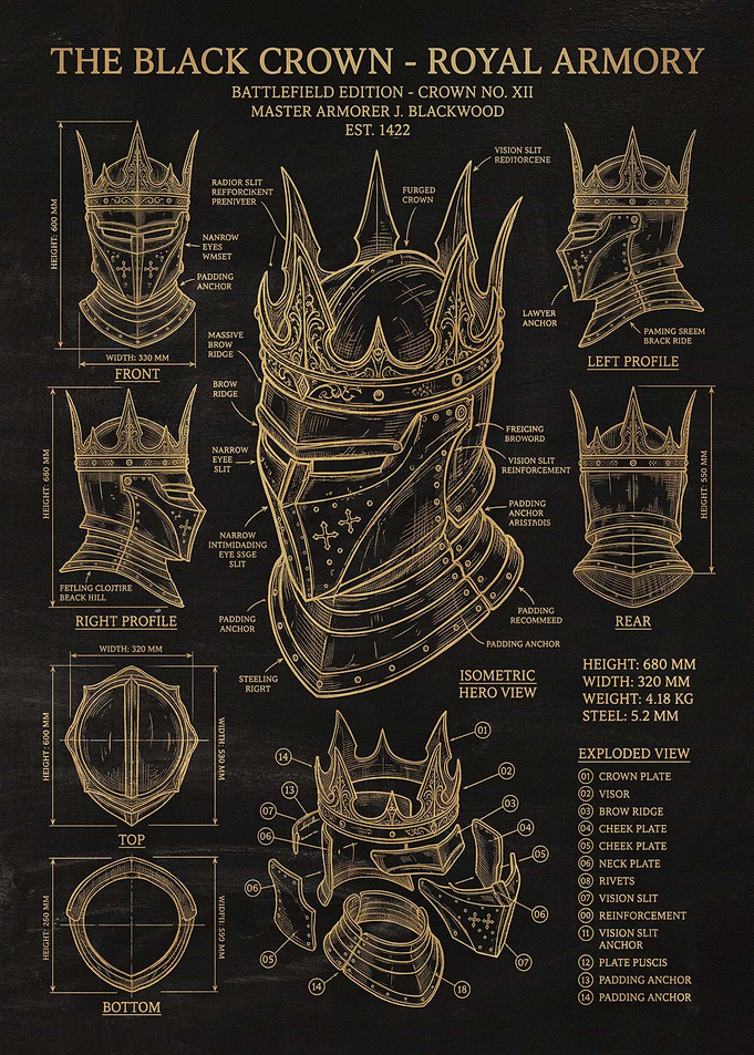 The Black Crown Royal Armory Blueprint