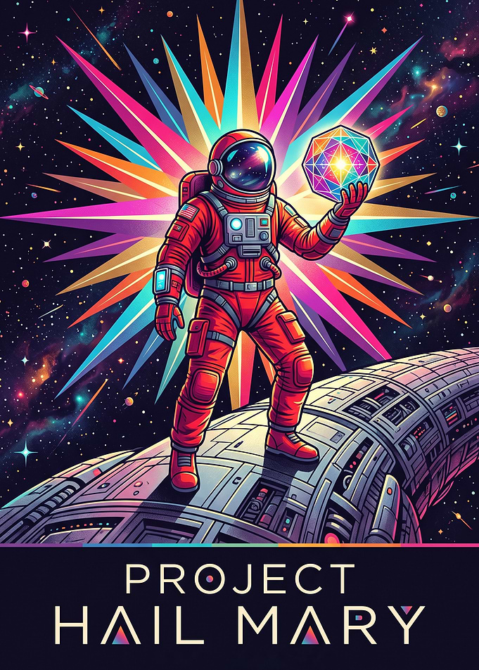 Project Hail Mary Astronaut Poster