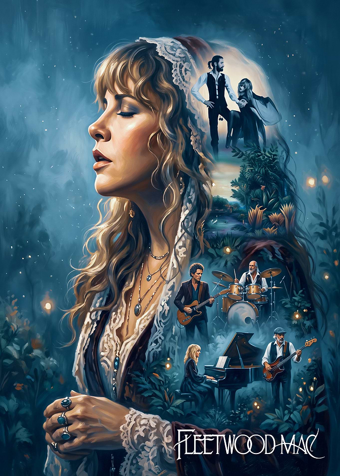 Fleetwood Mac Stevie Nicks Tribute Art