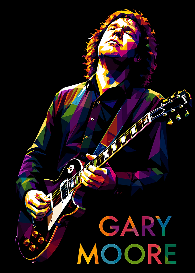 Gary Moore Pop Art Portrait