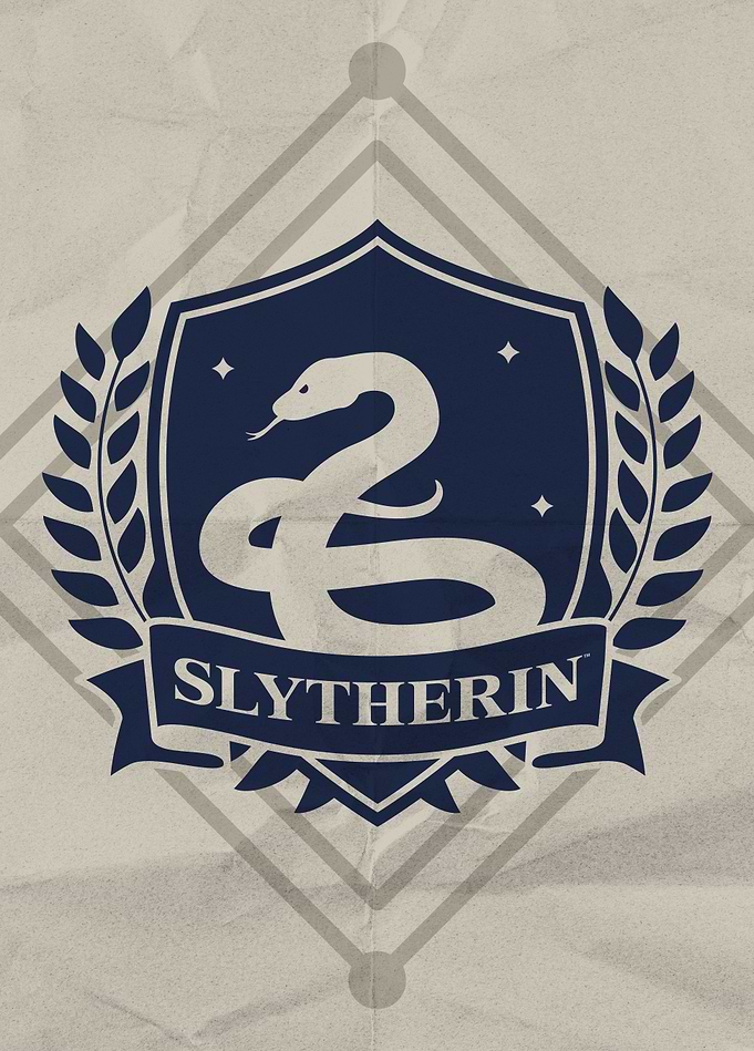 Slytherin House Crest Emblem