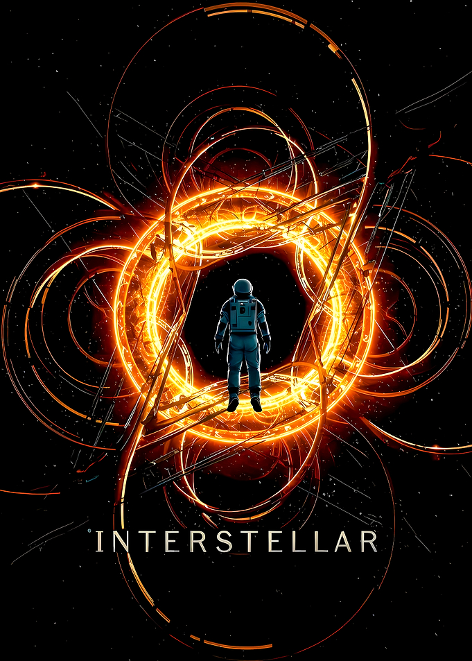 Interstellar Movie Poster Astronaut