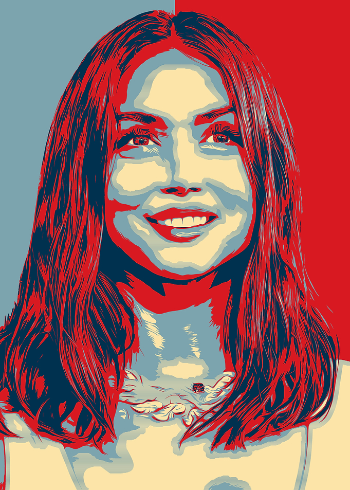 Woman Pop Art Portrait