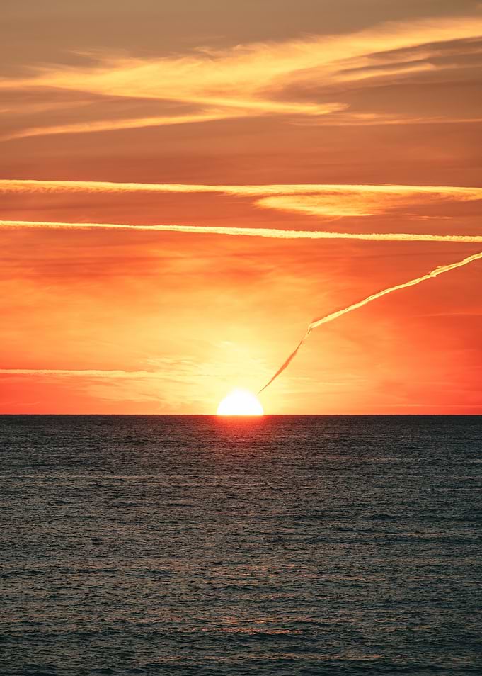 Un coucher de soleil à Quiberon