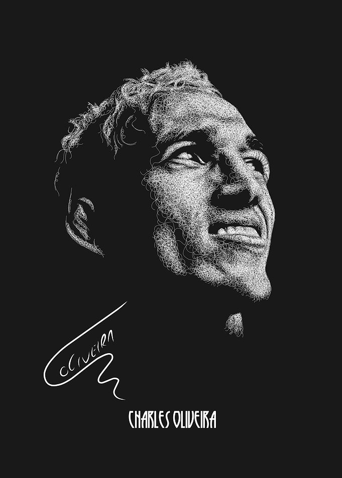 Charles Oliveira Stippling Portrait Art