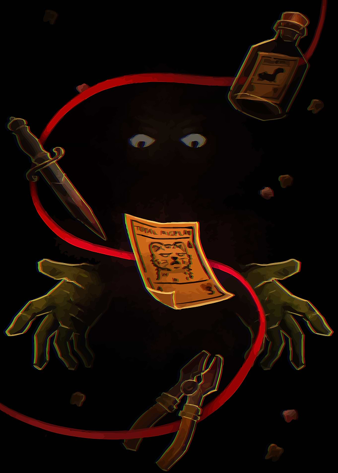 Inscryption Game Card and Tools Art