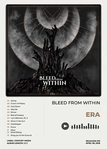Bleed From Within Era Album Poster