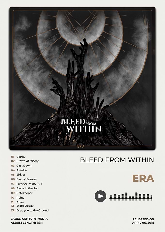 Bleed From Within Era Album Poster