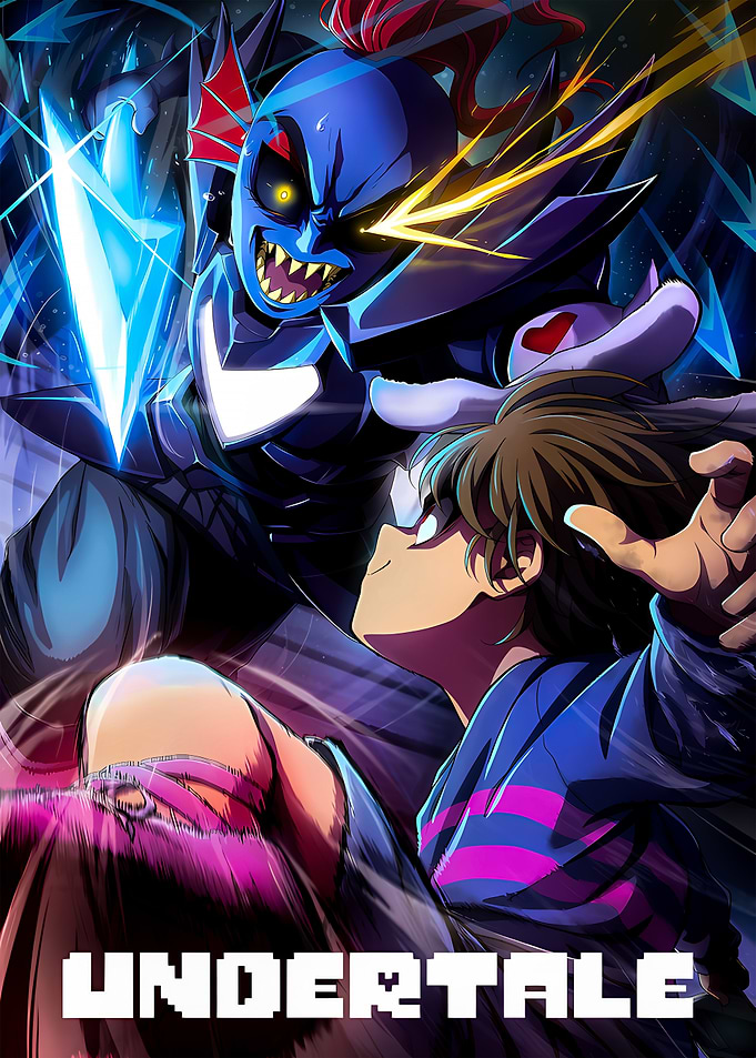 Undertale Undyne vs Frisk Battle