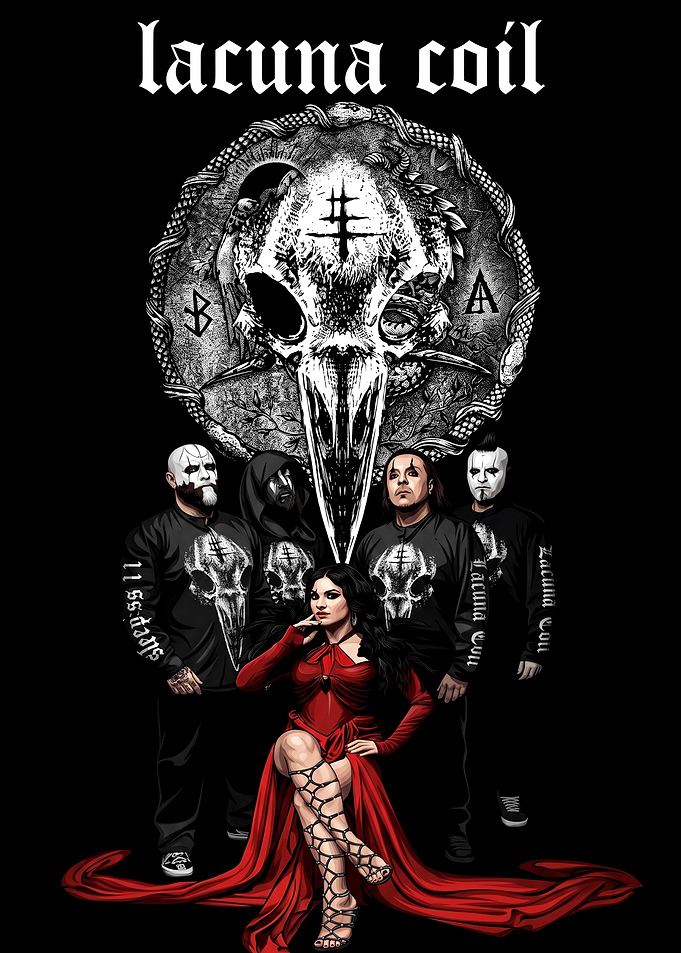 Lacuna Coil Portrait Poster