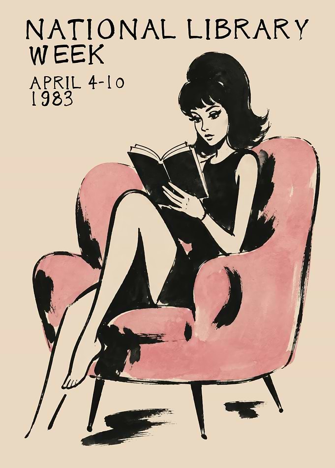 1983 National Library Week Poster